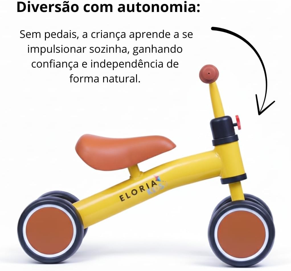 VexerKids Bicicleta de Equilíbrio Infantil  Sem Pedal – Para Crianças a partir de 1 Ano