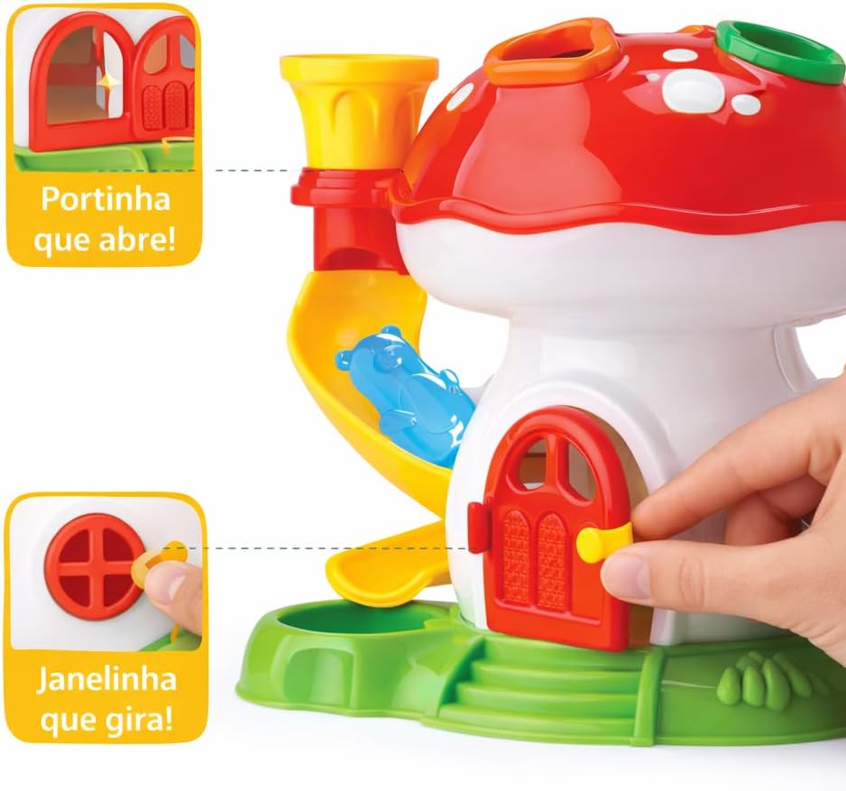 Brinquedos Educativos 1 Ano bebe Com Encaixes Formas Casinha Cores Didaticas Infantil Brinquedo Criança Interativo