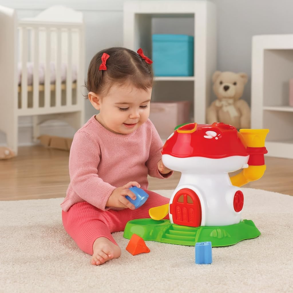 Brinquedos Educativos 1 Ano bebe Com Encaixes Formas Casinha Cores Didaticas Infantil Brinquedo Criança Interativo